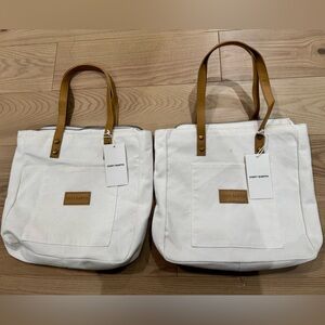TWO Cozy Earth Tote Bags for Twin Sheets/Duvets